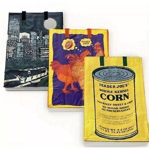 Rare- Trader Joe’s reusable bags.  3 Rare bags